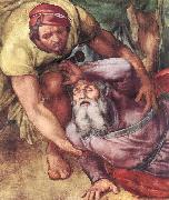 Michelangelo Buonarroti The Conversion of Saul oil on canvas